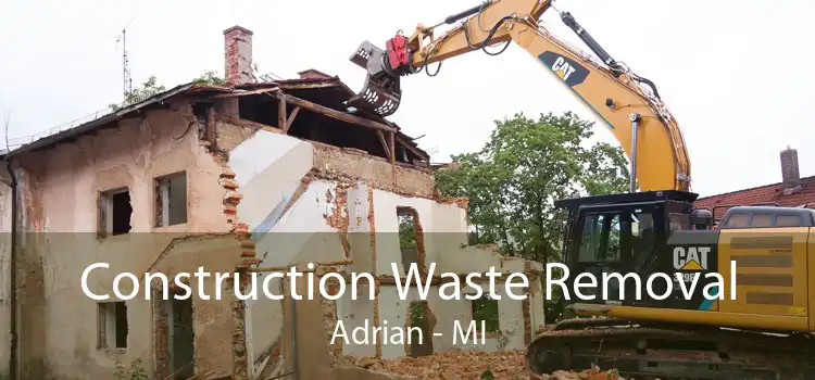 Construction Waste Removal Adrian - MI