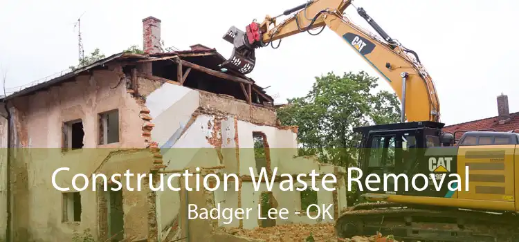Construction Waste Removal Badger Lee - OK
