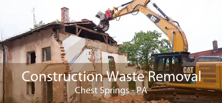 Construction Waste Removal Chest Springs - PA