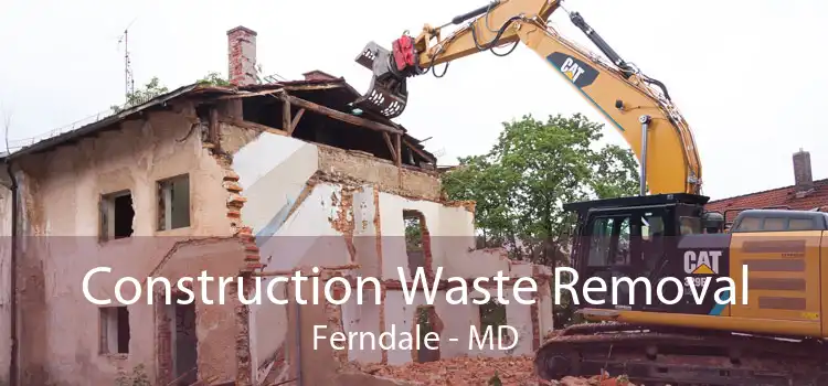 Construction Waste Removal Ferndale - MD