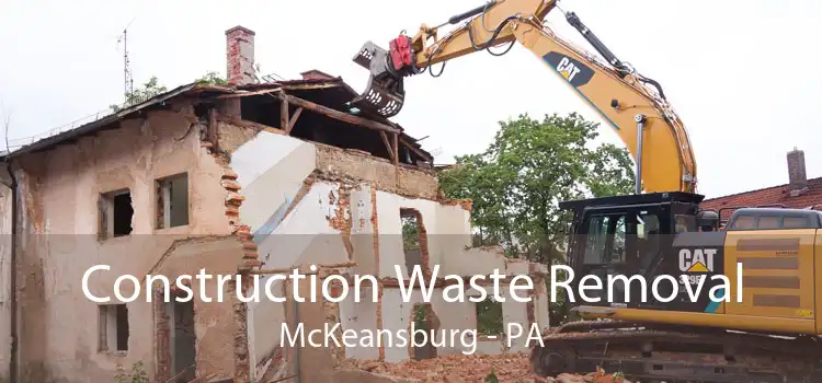 Construction Waste Removal McKeansburg - PA