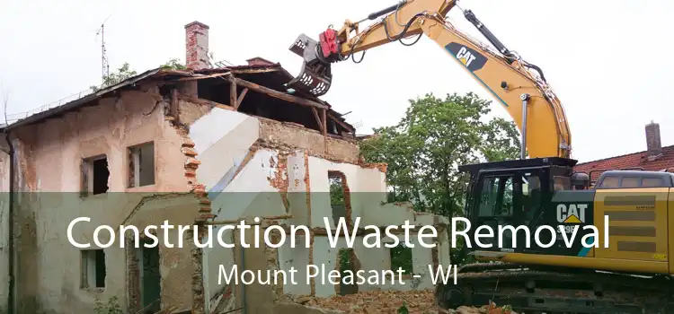 Construction Waste Removal Mount Pleasant - WI