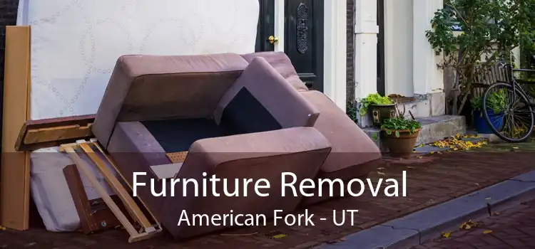 Furniture Removal American Fork - UT