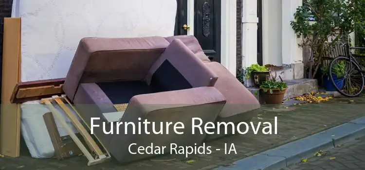 Furniture Removal Cedar Rapids - IA