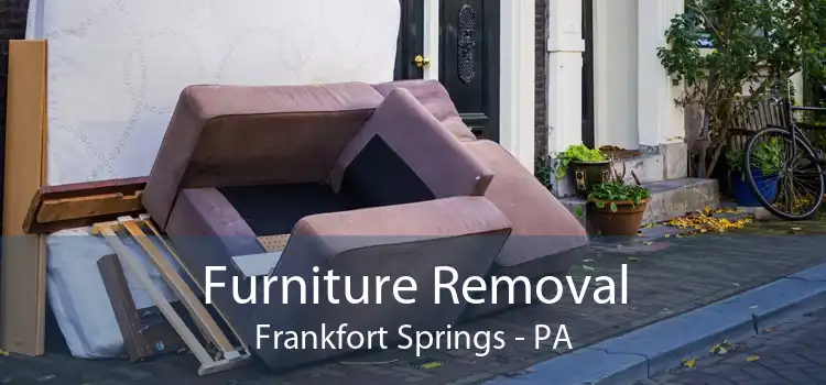 Furniture Removal Frankfort Springs - PA