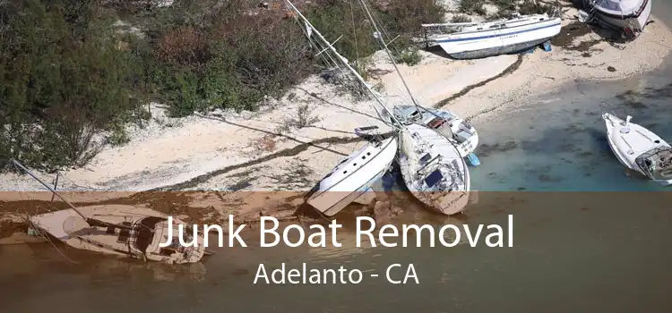 Junk Boat Removal Adelanto - CA