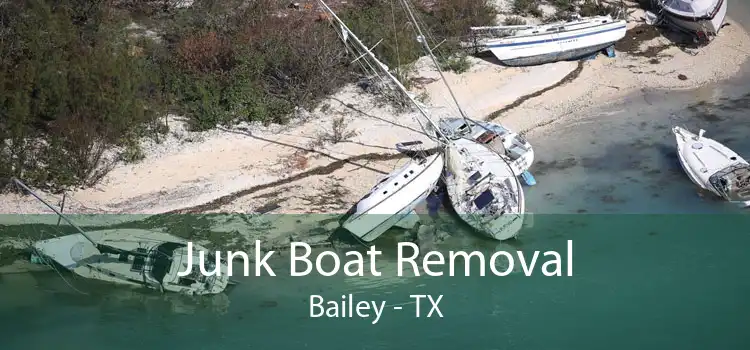 Junk Boat Removal Bailey - TX