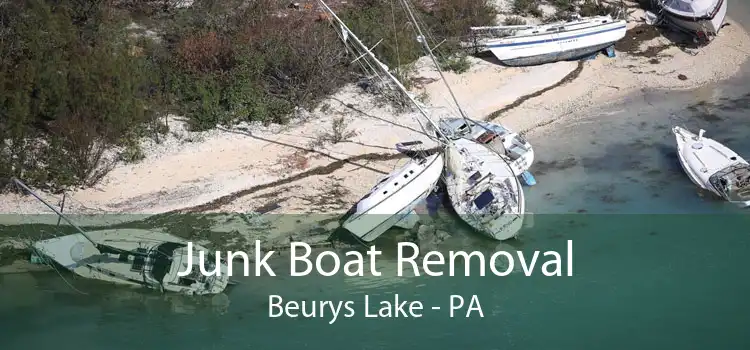 Junk Boat Removal Beurys Lake - PA