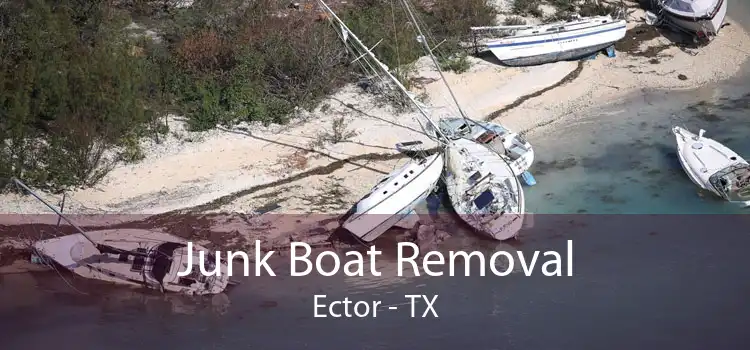 Junk Boat Removal Ector - TX