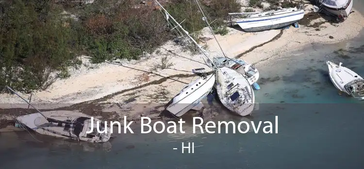 Junk Boat Removal  - HI
