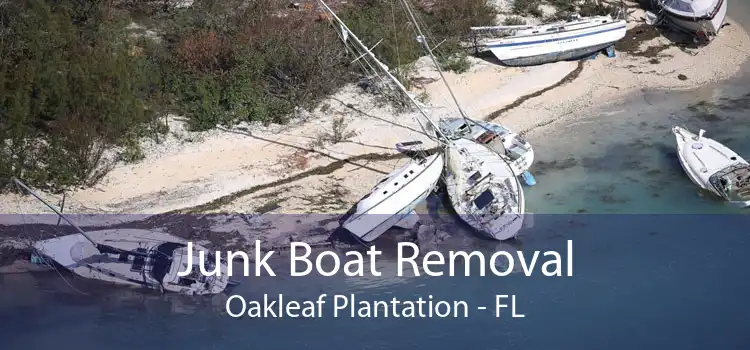 Junk Boat Removal Oakleaf Plantation - FL