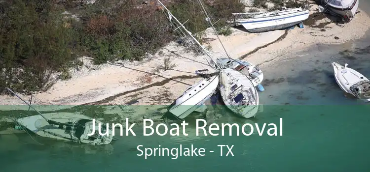 Junk Boat Removal Springlake - TX