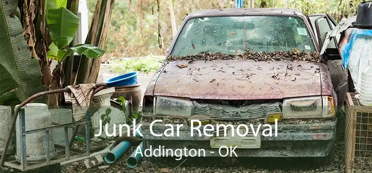 Junk Car Removal Addington - OK