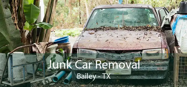 Junk Car Removal Bailey - TX