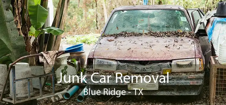 Junk Car Removal Blue Ridge - TX