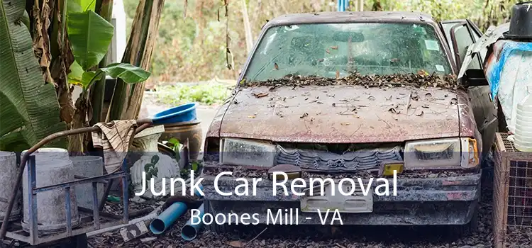 Junk Car Removal Boones Mill - VA
