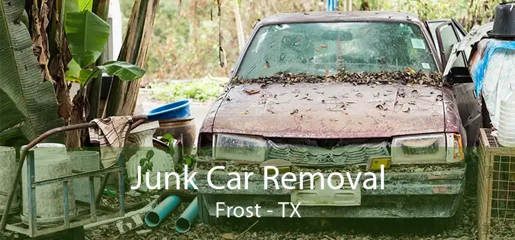 Junk Car Removal Frost - TX