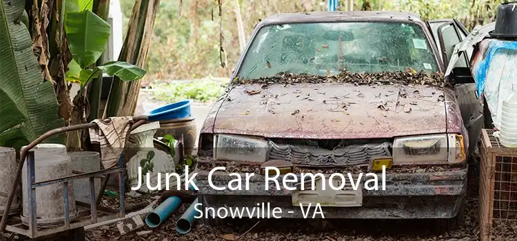 Junk Car Removal Snowville - VA