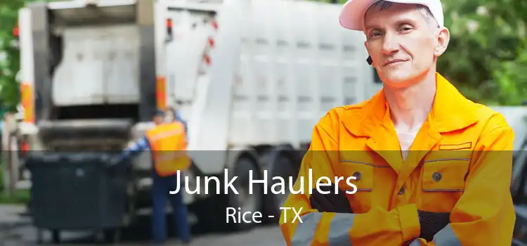 Junk Haulers Rice - TX