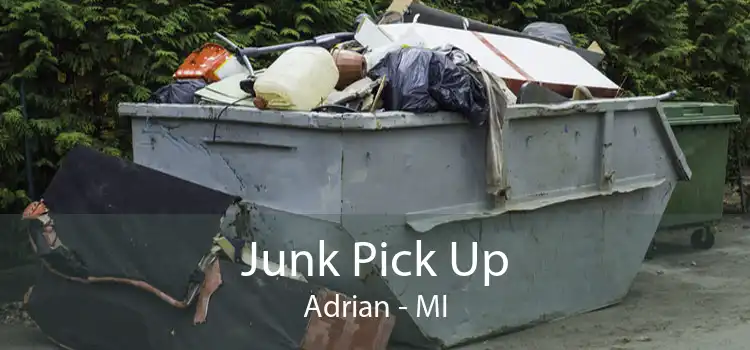 Junk Pick Up Adrian - MI