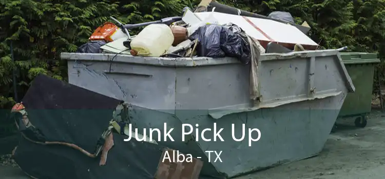 Junk Pick Up Alba - TX
