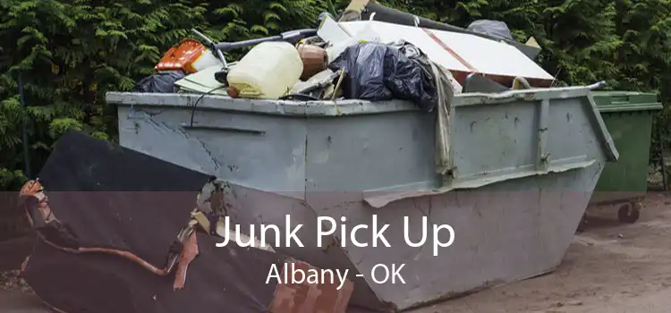 Junk Pick Up Albany - OK