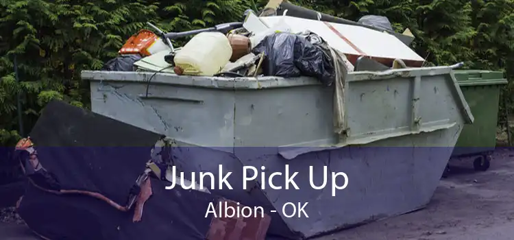 Junk Pick Up Albion - OK