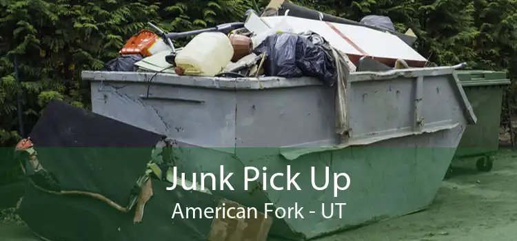 Junk Pick Up American Fork - UT