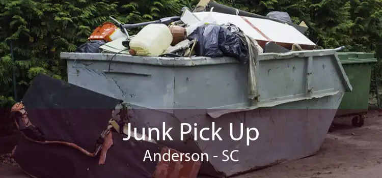 Junk Pick Up Anderson - SC