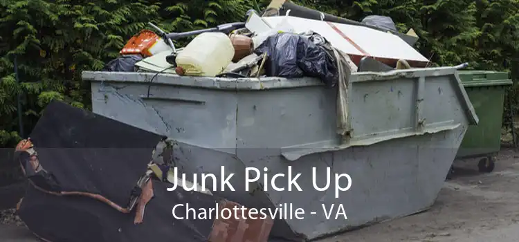 Junk Pick Up Charlottesville - VA