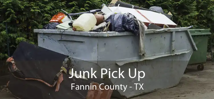 Junk Pick Up Fannin County - TX