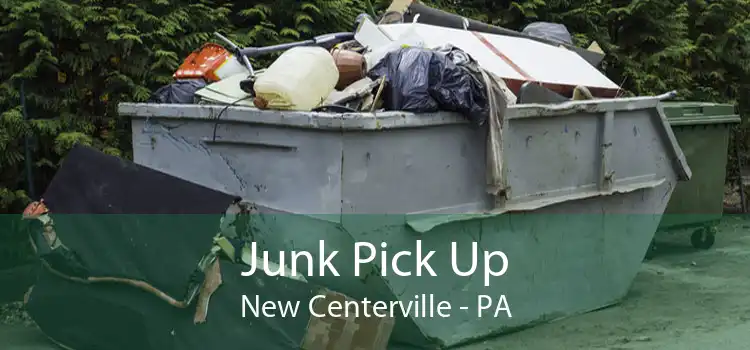 Junk Pick Up New Centerville - PA