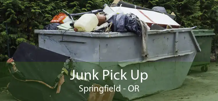 Junk Pick Up Springfield - OR