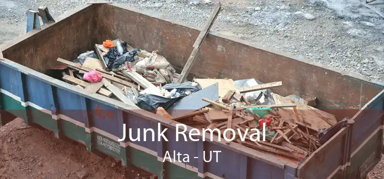 Junk Removal Alta - UT