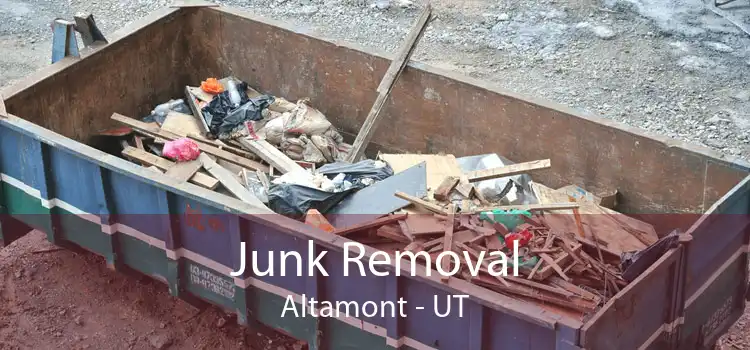 Junk Removal Altamont - UT