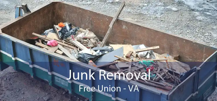 Junk Removal Free Union - VA