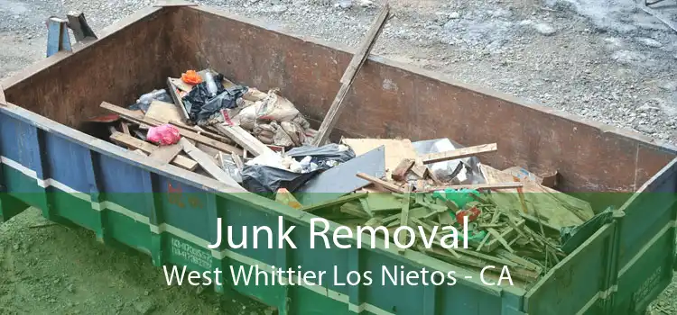Junk Removal West Whittier Los Nietos - CA