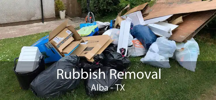 Rubbish Removal Alba - TX