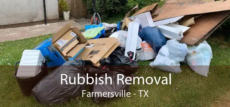 Rubbish Removal Farmersville - TX