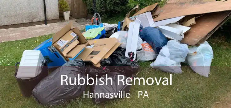 Rubbish Removal Hannasville - PA
