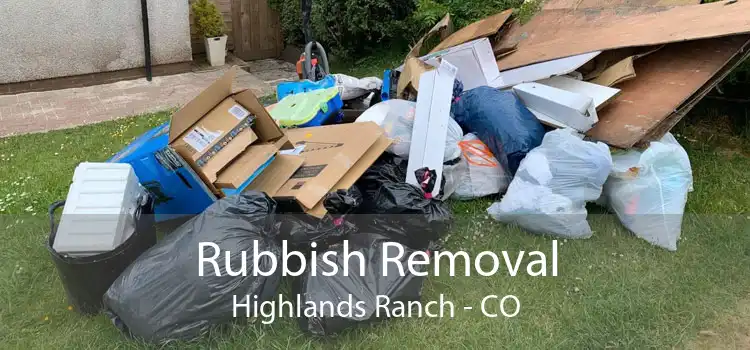 Rubbish Removal Highlands Ranch - CO