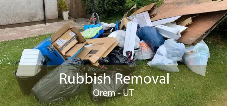 Rubbish Removal Orem - UT