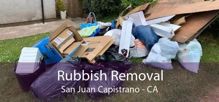 Rubbish Removal San Juan Capistrano - CA