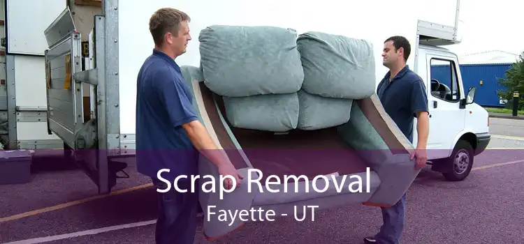 Scrap Removal Fayette - UT